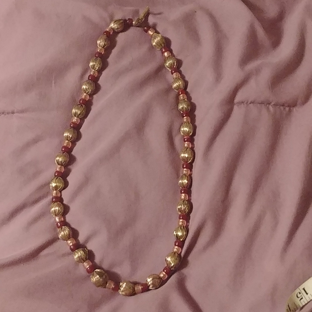 Artesian necklace handmade.